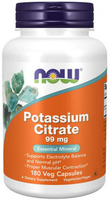 Now® Potassium Citrate,  Essential Mineral (99 mg,  180 Capsules)