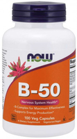 Now® Vitamin B-50 (100 Vegetarian Capsules)