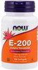 Now® Vitamin E-200 D-Alpha Tocopheryl (100 Softgels)
