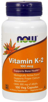 Now® Vitamin K-2 (100 mcg,  100 Vegetarian Capsules)
