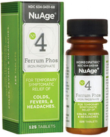 NuAge Number 4 Ferrum Phos 6X (125 Tablets)