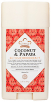 Nubian Heritage Coconut and Papaya 24 Hour Deodorant (with Vanilla Oil,  64g)
