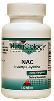 Nutricology Allergy Research NAC N-Acetyl-Cysteine (120 Tablets)