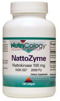 NutriCology Allergy Research NattoZyme NSK-SD (100 mg,  2000FU,  180 Softgels)