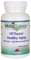Nutricology Allergy Research NT Factor Healthy Aging with Mitochondrial Fuel (120 Tablets)