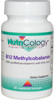 Nutricology B12 Methylcobalamin (50 Vegetarian Lozenges)
