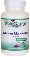 NutriCology Calcium Magnesium Citrate (100 Vegetarian Capsules)