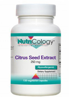 Nutricology Citrus Seed Extract (250 mg,  120 Vegetarian Capsules)