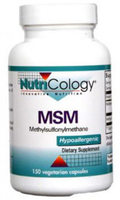 NutriCology Innovative Nutrition MSM (500 mg,  150 Vegetarian Capsules)