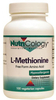 Nutricology L-Methionine (500 mg,  100 Vegetarian Capsules)