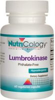 Nutricology Lumbrokinase (60 Vegetarian Capsules)