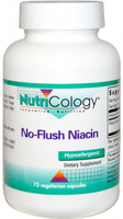 Nutricology No-Flush Niacin (75 Vegetarian Capsules)