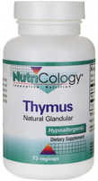 Nutricology Thymus Natural Glandular (75 Vegetarian Capsules)