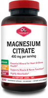 Olympian Labs Magnesium Citrate (300 Vegetarian Capsules)