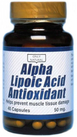 Only Natural Alpha Lipoic Acid Antioxidant (50 mg,  45 Capsules)