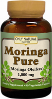 Only Natural Moringa Pure (1000 mg,  90 Vegetarian Capsules)