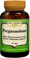 Only Natural Pregnenolone (25 mg,  50 Capsules)