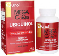 Qunol Mega CoQ10 Ubiquinol (100 mg,  60 Softgels)