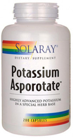 Solaray Potassium Asporotate (99 mg,  200 Capsules)