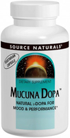 Source Naturals Mucuna Dopa (100 mg,  60 Vegetarian Capsules)