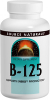 Source Naturals Vitamin B-125 Complex (125 mg,  30 Tablets)