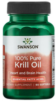 Swanson 100% Pure Krill Oil (500 mg,  60 Softgels)