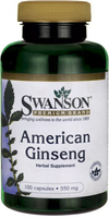 Swanson American Ginseng (550 mg,  100 capsules)