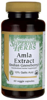 Swanson Amla Extract (Indian Gooseberry,  60 Vegetarian Capsules)