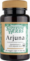 Swanson Arjuna (Standardised to 0.5% Arjunolic Acid,  500 mg,  60 Vegetarian Capsules)