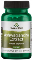Swanson Ashwagandha Extract (450 mg,  60 Capsules)