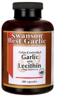 Swanson Best Garlic Odour-Controlled Garlic with Lecithin (200 Capsules)