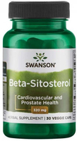Swanson Beta-Sitosterol (320 mg,  30 Vegetarian Capsules)