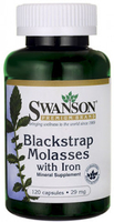 Swanson Blackstrap Molasses with Iron (29 mg,  120 Capsules)