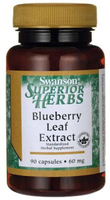 Swanson Blueberry Leaf Extract (60 mg,  90 Capsules)