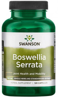 Swanson Boswellia Serrata,  Whole Herb & Standardised Extract (500 mg,  120 Capsules)