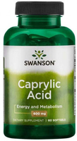Swanson Caprylic Acid (600 mg,  60 Softgels)