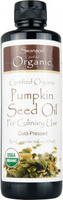 Swanson Certified Organic Pumpkin Seed Oil (for Culinary Use,  Cold-Pressed,  474 ml)