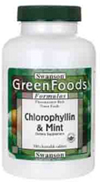 Swanson Chlorophyll & Mint (500 Chewable Tablets)