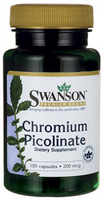 Swanson Chromium Picolinate (200 mcg,  100 Capsules)