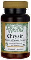 Swanson Chrysin Passion Flower Extract (5, 7-Dihydroxyflavone with Bioperine,  30 Vegetarian Capsules)