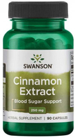 Swanson Cinnamon Extract (250 mg,  90 Capsules)