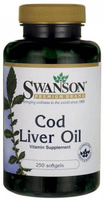 Swanson Cod Liver Oil (250 Softgels)