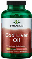 Swanson Double Strength Cod Liver Oil (700 mg,  250 Softgels)