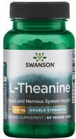 Swanson Double Strength L-Theanine (200 mg,  60 Vegetarian Capsules)