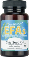 Swanson EFAs Chia Seed Oil (1, 000 mg,  30 Softgels)
