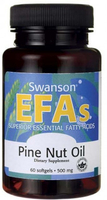 Swanson EFAs Pine Nut Oil (500 mg,  60 Softgels)