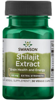 Swanson Extra Strength Shilajit Extract (100 mg,  30 Vegetarian Capsules)