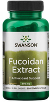 Swanson Fucoidan Extract (500 mg,  60 Vegetarian Capsules)