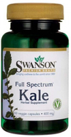 Swanson Full Spectrum® Kale (400 mg,  60 Vegetarian Capsules)