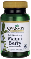 Swanson Full Spectrum® Maqui Berry (400 mg,  60 Capsules)